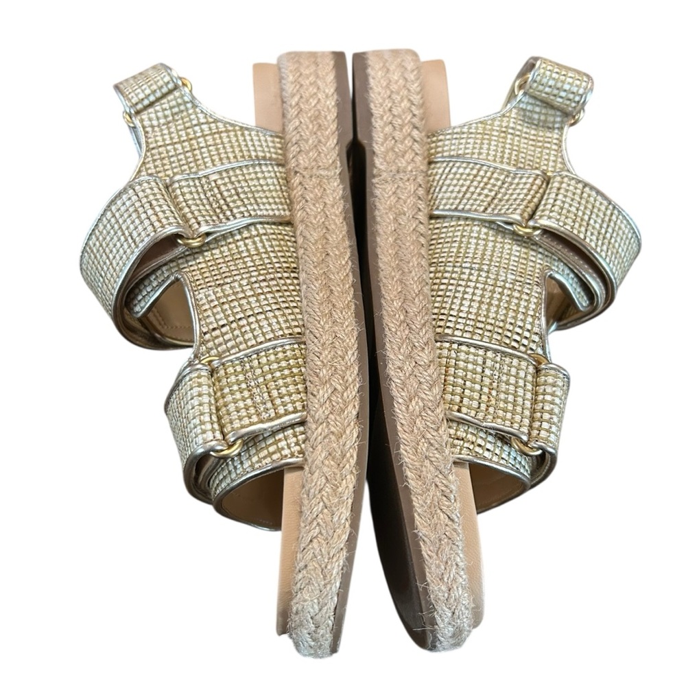 Sam Edelman Arlo Strappy Faux Raffia Sandals NEW 8.5 - Picture 7 of 10